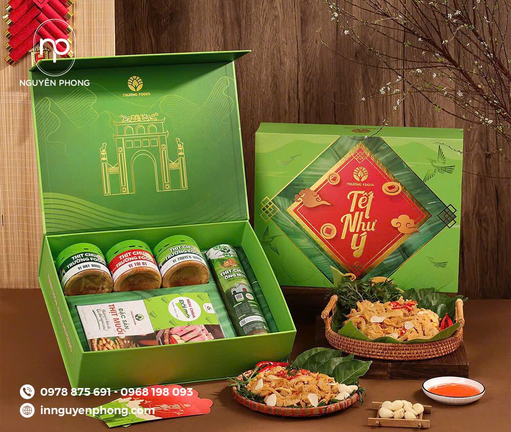 Hộp quà Tết đẹp mắt